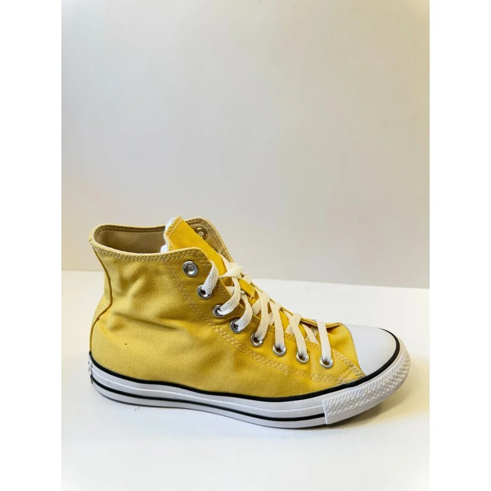 Converse Mens All Star High Top Chuck Taylors Yellow US 8